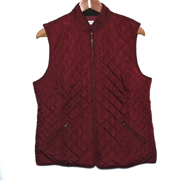 Orvis Thinsulate Quilted Zip Front Fitted Vest - Picture 1 of 7